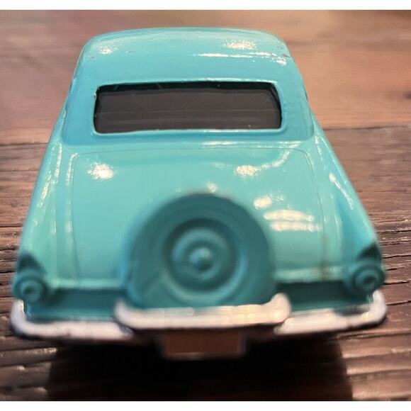 1988 Tootsie Toy Hard ‘56 FORD T-BIRD Teal Blue/Green Die Cast Metal Thunderbird - Picture 7 of 8